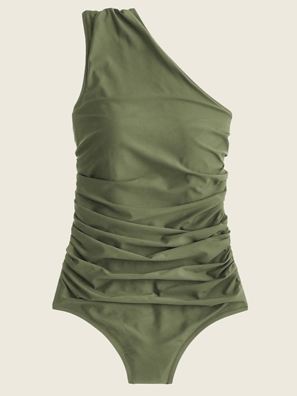 J CREW Ruched one-shoulder one-piece
Swim Suit Size 10